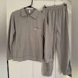 NGSHE New Design grey colored top and pant set